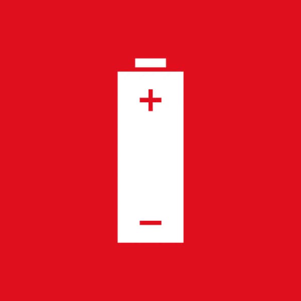 Piktogram for batterier i affaldssortering